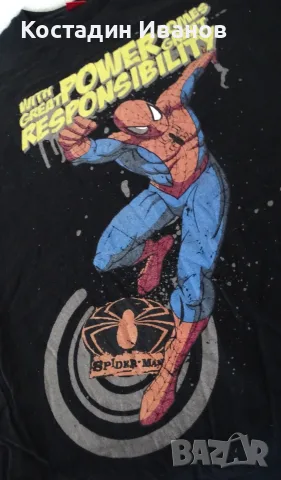 Спайдърмен мъжка тениска Marvel Spider-Man, снимка 6 - Тениски - 55625905