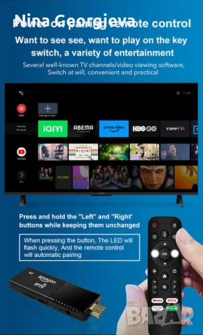 Fire TV Stick 4K - Превърнете телевизора си в смарт устройство, снимка 5 - Приемници и антени - 54431681