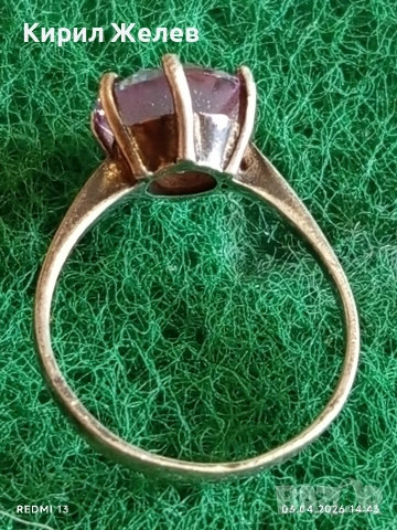 Сребърен пръстен с инкрустиран Диамант стил и елегантност 43118, снимка 4 - Пръстени - 54079097