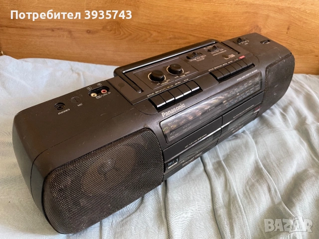 Panasonic Boombox радиокасетофон , снимка 3 - Радиокасетофони, транзистори - 50465751