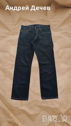 Тъмносини винтидж дънки Levi’s 514, снимка 2 - Дънки - 55229946