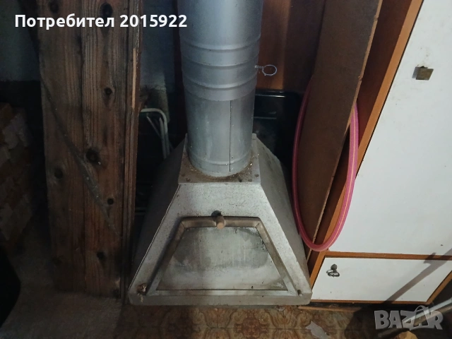 Оригинална трапецовидна камина с водна риза., снимка 2 - Камини - 54527796