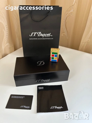 S.T. Dupont Ligne 2 Casablanca – отлично състояние, двоен пламък, снимка 5 - Запалки - 54753277