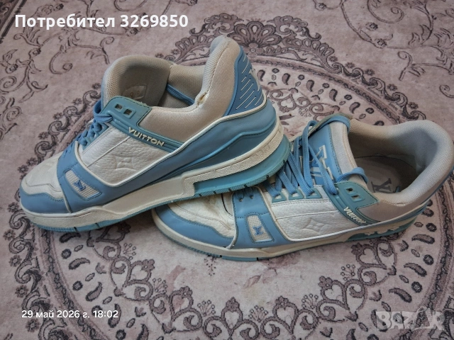 Louis Vuitton LV Trainer номер 44 ( 28.5 см.) , снимка 14 - Маратонки - 54714159