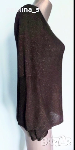 Три различни броя / Луксозна блуза с ламе и с цветя "Melanie lyne", "SNO skins" и България , снимка 5 - Туники - 36537131