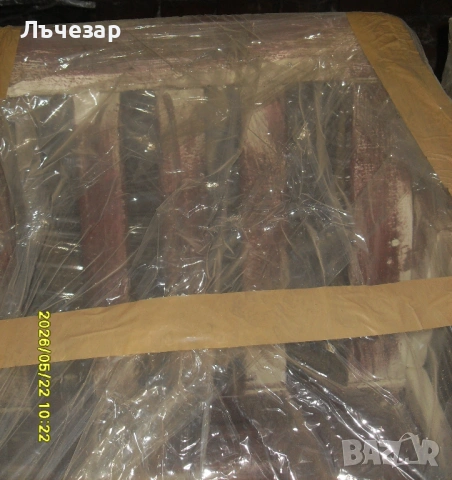 Продавам дървен фотьойл за градина