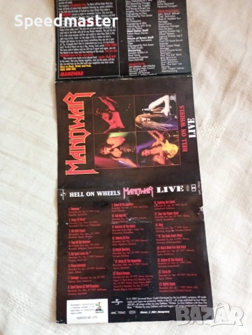 Manowar - Hell on Wheels.Live, снимка 5 - Аудио касети - 55077672