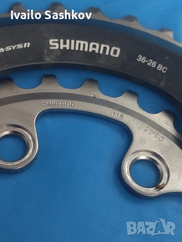 Shimano XT FC-M8000 36/26 плочи, снимка 7 - Части за велосипеди - 55149353
