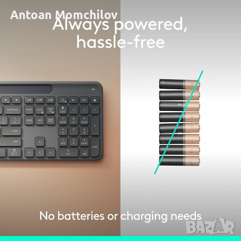Соларна клавиатура Logitech K980 Bluetooth Logi Bolt, снимка 10 - Клавиатури и мишки - 55178669