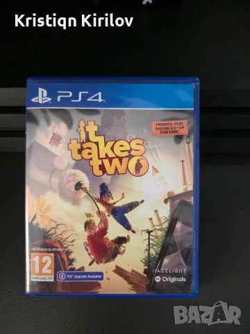 PS4 PRO 1TB + 2 Джойстика + Стойка + ТОП Игри (FIFA22, TopSpin 25, It Takes Two, снимка 11 - PlayStation конзоли - 54180773