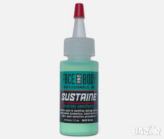 Sustaine blue gel face and body упойка за татуировки и перманентен грим