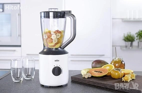 Блендер BRAUN JB 3150 Бял, снимка 2 - Блендери - 54443934