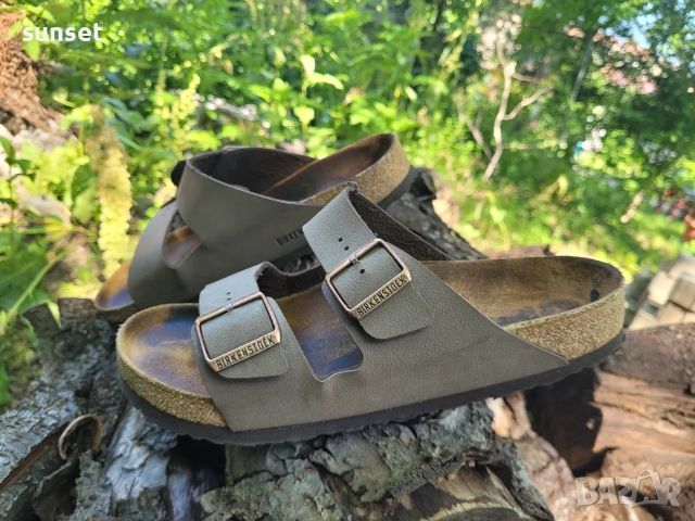 BIRKENSTOCK  Arizona мъжки кафяви чехли - 43/44 ( 164€ в интернет сайт), снимка 11 - Мъжки чехли - 54830090