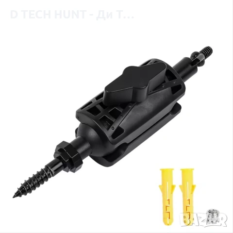 Стойка за ловна камера и соларен панел | С винт | 360° регулиране, снимка 2 - Чанти, стативи, аксесоари - 54176350