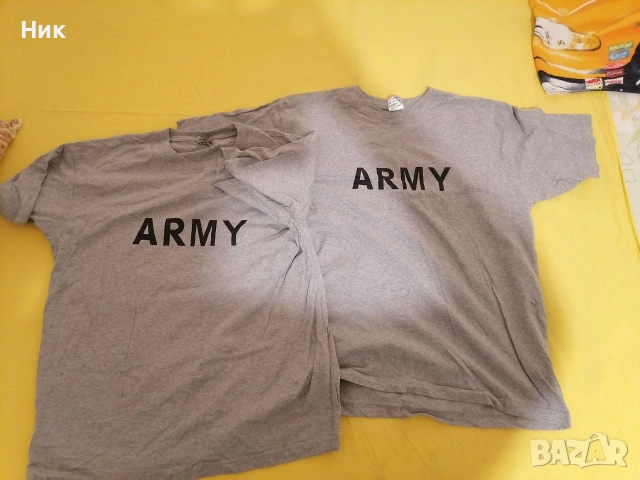 2 Тениски ARMY чисто нови - не са ползвани