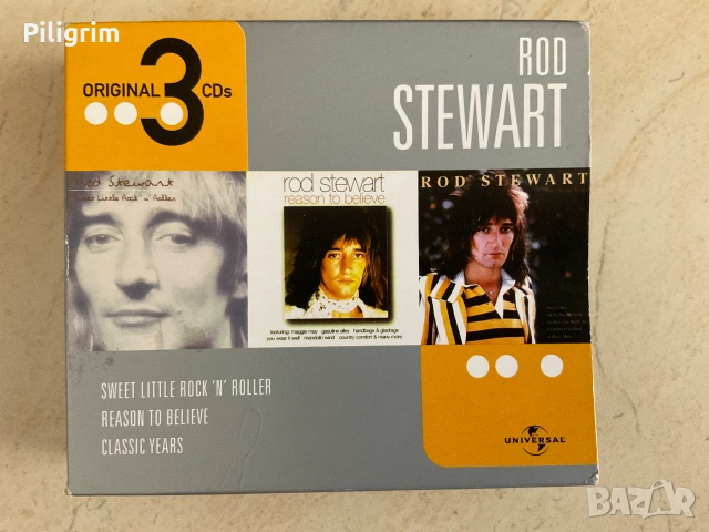 Комплект от три CD-та на Род Стюарт (Rod Stewart).