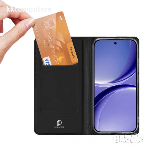 DUX DUCIS Skin Pro Кожен Калъф за Xiaomi Redmi Turbo 5 5G / Poco X8 Pro 5G - Слот за карта, Стойка, , снимка 4 - Калъфи, кейсове - 54124874