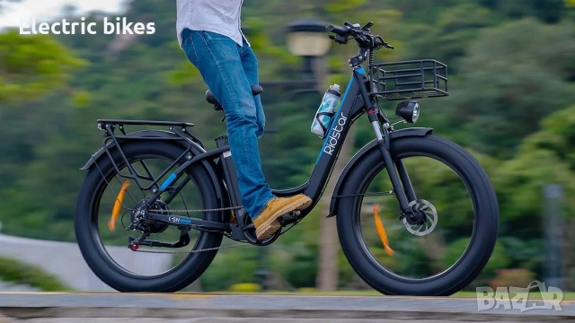 Ridstar MN26 Електрически Велосипед 26" 48V 20Ah – Fat Tire, До 60 км Пробег, снимка 3 - Велосипеди - 55013841