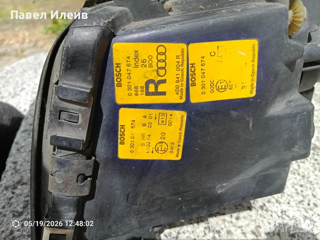 оригинален десен фар за ауди а8 / audi A8 D2 XENON, снимка 3 - Части - 54609774