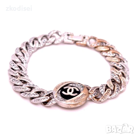Златна дамска гривна Chanel 22,59гр. 17,0см. 14кр. проба:585 модел:39504-6, снимка 2 - Гривни - 55048360
