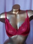 STINNA 85 D Червен сатенен сутиен , снимка 3