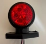 КОМПЛЕКТ LED габарит рогче 24V червено/бяло за камион, бус, ремарке, снимка 3