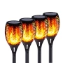 LED соларна лампа тип факла с ефект на пламък три размера, снимка 3