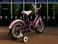 НОВ детски велосипед Leader Princess 12 Pink/Purple - БЕЗПЛАТНА ДОСТАВКА, снимка 4