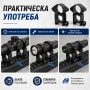 Комплект от две стойки R7 за монтаж на оптика фенер или лазер върху оръжие ловна пушка въздушна, снимка 7