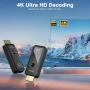 PWAYTEK Безжичен HDMI предавател и приемник 4K декодиране, 1080P изход, 50M/164FT, снимка 3