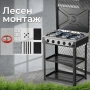 Газова печка HOMELUX с 5 котлона и стелаж на два етажа, 7.2kW, неръждаема стомана, автоматично запал, снимка 7