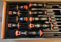 CUSTOR TOOLS 14 броя кръстати прави отвертки комплект, снимка 8