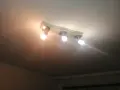Чисто нов модерен спот полилей Vitolight – лампа за таван (хром и стъкло), снимка 7