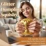 Squishy Dumpling Glitter, Китайски хляб с Брокат скуиши, Dumplings , снимка 3
