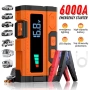 Jump Starter (бичѐ) - 12V/6000А бустер за подаване на ток и Power Bank , снимка 4