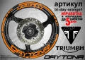 Triumph Daytona кантове и надписи за джанти, снимка 6