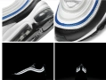 Nike Air Max 97 White Black Royal Blue номер 40 оригинални маратонки , снимка 6