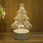 Холограмна 3D LED нощна лампа, 4W, 220V Модели:  Вариант 1: Медуза; Вариант 2: Айфеловата кула; Вари, снимка 6