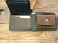 Ръчно изработен мъжки кожен портфейл , снимка 7
