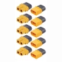 Комплект конектори XT60H (5 чифта мъжки + женски) 60A, позлатена мед – за LiPo, LiFePO₄ Li-Ion 10467, снимка 8