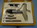 Микрометричен дълбокомер DDR Suhl Мicrometer Depth Gage 0-100mm, снимка 1