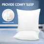 Нов Комплект 2 бр. Премиум Възглавници за Спане Utopia Bedding (80х80 см, Антиалергични), снимка 5