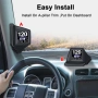 Head Up дисплей, автомобилен HUD P8, OBDII и GPS двойна система, снимка 1