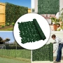 Изкуствен жив плет от бръшлян 1.5 x 3 м – UV устойчив, плътна зелена стена за балкон и ограда, снимка 2