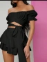 Shein черен сет S, снимка 4