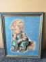 картина с плачещо момче. , снимка 1