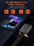 Соларно зарядно устройство 27000mAh, слънчева външна батерия с 4 слънчеви панела, снимка 3