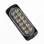 Жълти LED стробоскопи за автомобил 36W, 12V-24V-36V, IP67 – 18 режима, за решетка броня камион 10371, снимка 3