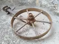 Старо Ковано Метално Колело От Стар Плуг, Рало. / 6 кг. / НОМЕР 509., снимка 2