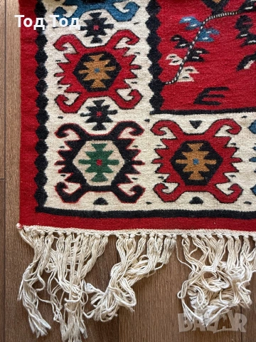 Чипровски килим Пилетата с две пътеки , снимка 10 - Килими - 54621285
